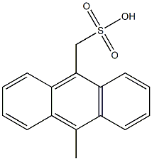 (10-Methylanthracen-9-yl)methanesulfonic acid 结构式