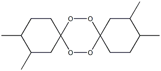 2,3,11,12-Tetramethyl-7,8,15,16-tetraoxadispiro[5.2.5.2]hexadecane,,结构式