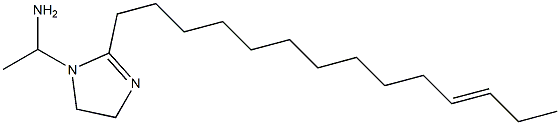 1-(1-アミノエチル)-2-(11-テトラデセニル)-2-イミダゾリン 化学構造式