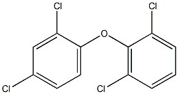 2,4-Dichlorophenyl 2,6-dichlorophenyl ether Struktur