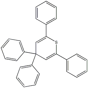 2,4,4,6-テトラフェニル-4H-チオピラン 化学構造式