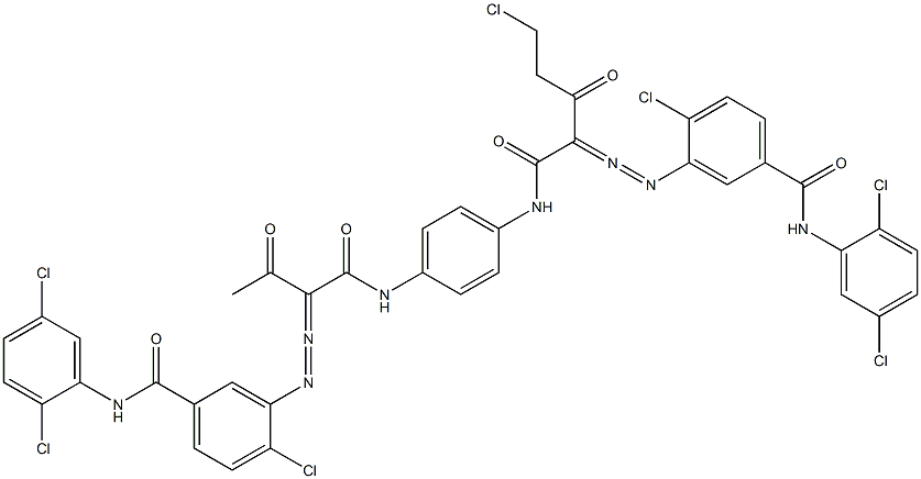 3,3'-[2-(Chloromethyl)-1,4-phenylenebis[iminocarbonyl(acetylmethylene)azo]]bis[N-(2,5-dichlorophenyl)-4-chlorobenzamide]