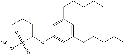 1-(3,5-Dipentylphenoxy)butane-1-sulfonic acid sodium salt|