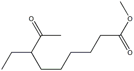 7-Ethyl-8-oxononanoic acid methyl ester Structure