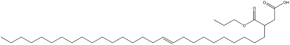 3-(10-Heptacosenyl)succinic acid 1-hydrogen 4-propyl ester,,结构式