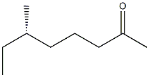 [S,(+)]-6-Methyl-2-octanone Struktur