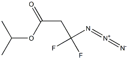3-Azido-3,3-difluoropropionic acid isopropyl ester,,结构式