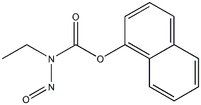  N-Ethyl-N-nitrosocarbamic acid 1-naphtyl ester