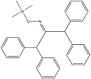 Phenylbenzyl ketone O-(trimethylsilyl)oxime Struktur