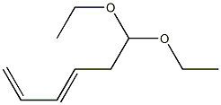 3,5-Hexadienal diethyl acetal 结构式