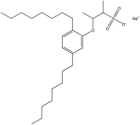 3-(2,5-Dioctylphenoxy)butane-2-sulfonic acid sodium salt