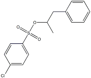 4-Chlorobenzenesulfonic acid 1-methyl-2-(phenyl)ethyl ester