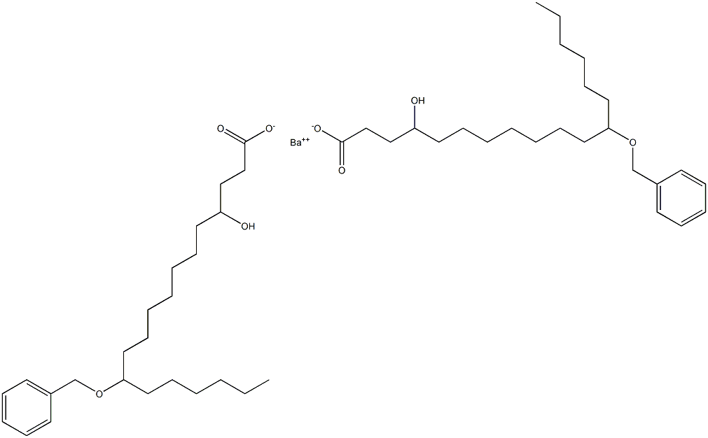  Bis(12-benzyloxy-4-hydroxystearic acid)barium salt