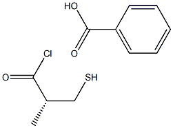 (S)-3-Chloro-2-methyl-3-oxopropane-1-thiol benzoate Struktur