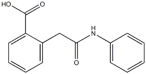 2-(Phenylcarbamoylmethyl)benzoic acid Struktur