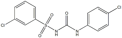 1-(3-Chlorophenylsulfonyl)-3-(4-chlorophenyl)urea