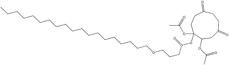 2,3-Bis(acetyloxy)-1,5-dioxa-3-tetracosanoyloxycyclononane-6,9-dione