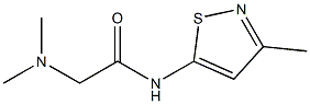 N-(3-Methyl-5-isothiazolyl)-2-(dimethylamino)acetamide Structure