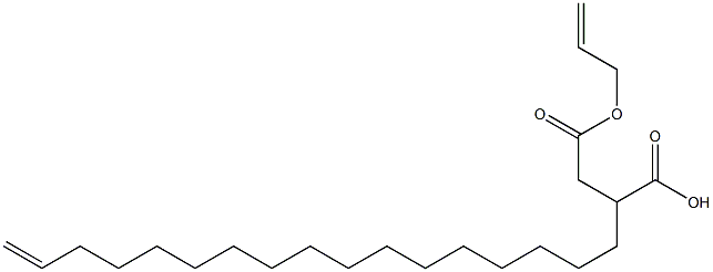 2-(16-Heptadecenyl)succinic acid 1-hydrogen 4-allyl ester Structure
