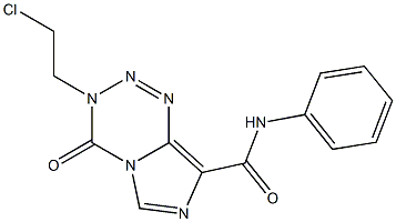 3-(2-Chloroethyl)-3,4-dihydro-4-oxo-N-phenylimidazo[5,1-d]-1,2,3,5-tetrazine-8-carboxamide