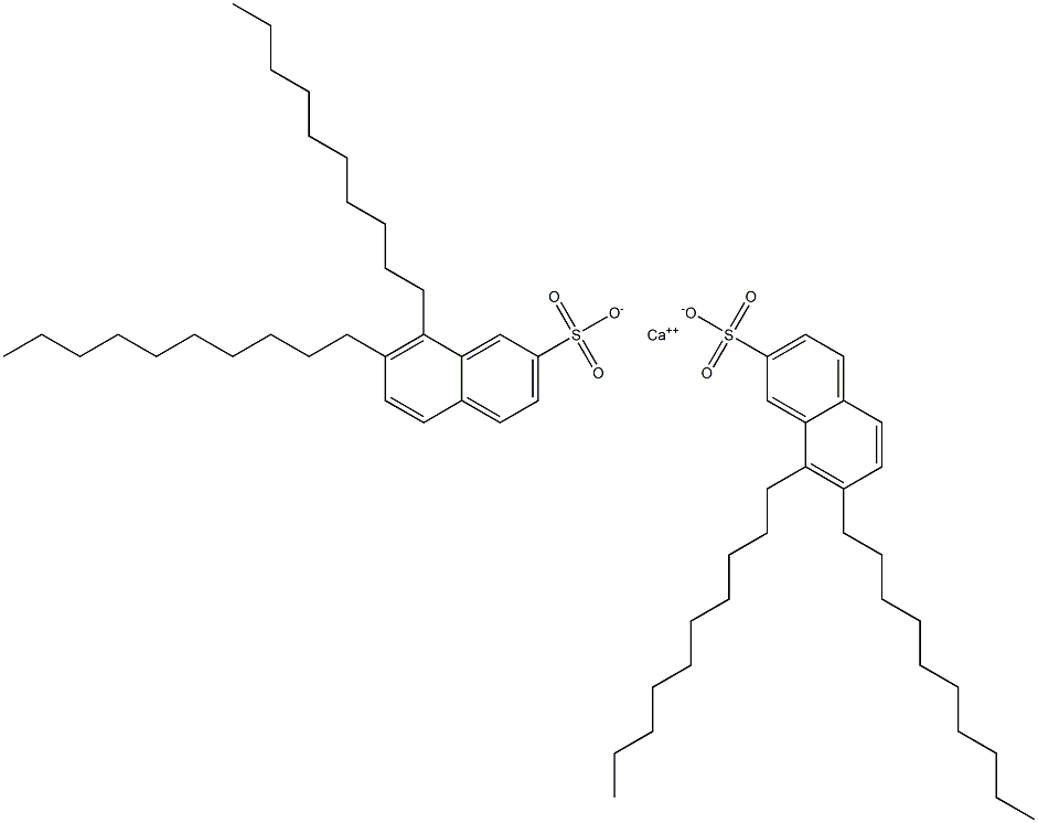  Bis(7,8-didecyl-2-naphthalenesulfonic acid)calcium salt