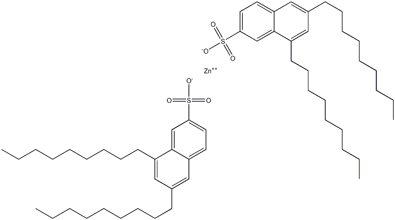 Bis(6,8-dinonyl-2-naphthalenesulfonic acid)zinc salt,,结构式
