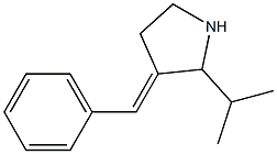 2-Isopropyl-3-benzylidenepyrrolidine Structure