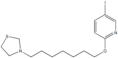 5-Iodo-2-[[7-(3-thiazolidinyl)heptyl]oxy]pyridine