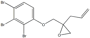 2,3,4-Tribromophenyl 2-allylglycidyl ether 结构式