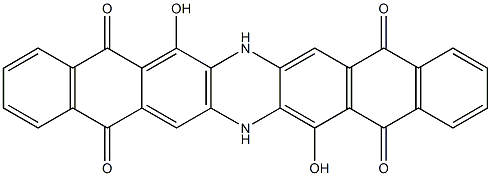 6,15-Dihydroxy-5,7,9,14,16,18-hexahydrodinaphtho[2,3-b:2',3'-i]phenazine-5,9,14,18-tetrone Structure