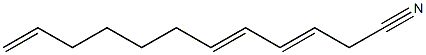 3,5,11-Dodecatrienenitrile Structure