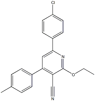 4-(p-Tolyl)-6-(4-chlorophenyl)-2-ethoxypyridine-3-carbonitrile|