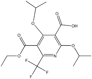 4,6-Di(isopropyloxy)-2-trifluoromethylpyridine-3,5-dicarboxylic acid 3-ethyl ester