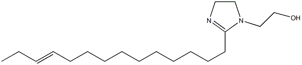 2-(11-テトラデセニル)-2-イミダゾリン-1-エタノール 化学構造式