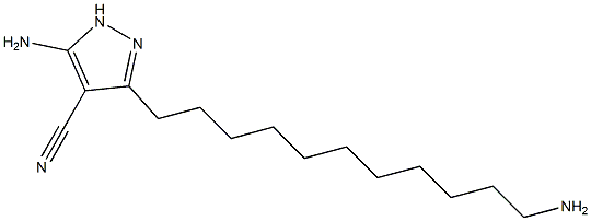 5-Amino-3-[11-aminoundecyl]-1H-pyrazole-4-carbonitrile