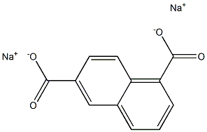1,6-Naphthalenedicarboxylic acid disodium salt,,结构式