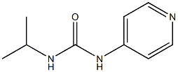 1-イソプロピル-3-(ピリジン-4-イル)尿素 化学構造式