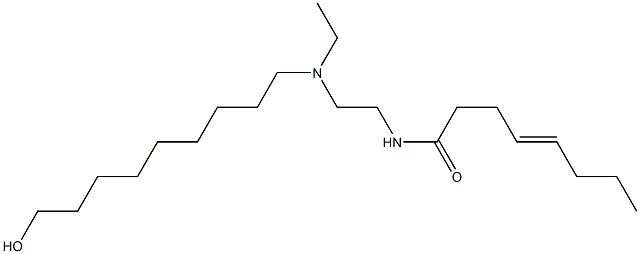 N-[2-[N-Ethyl-N-(9-hydroxynonyl)amino]ethyl]-4-octenamide