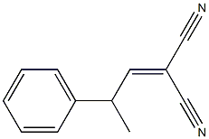 3-Phenyl-1-butene-1,1-dicarbonitrile Structure