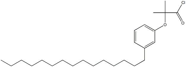 2-(m-Pentadecylphenoxy)isobutyric acid chloride|