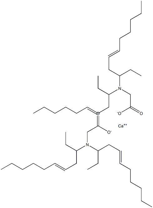Bis[N,N-di(5-undecen-3-yl)aminoacetic acid]calcium salt