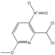 2-Methoxy-5-nitro-6-dichloromethylpyridine