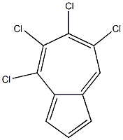 4,5,6,7-Tetrachloroazulene Structure