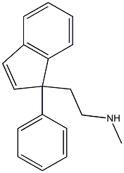 N-Methyl-1-phenyl-1H-indene-1-ethanamine Struktur