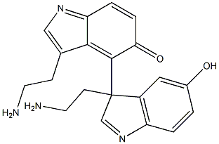 4-[3-(2-Aminoethyl)-5-hydroxy-3H-indol-3-yl]-3-(2-aminoethyl)-5H-indol-5-one