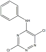 3,6-Dichloro-5-(phenylamino)-1,2,4-triazine 结构式