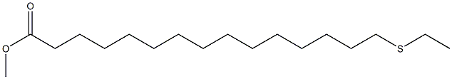16-チアオクタデカン酸メチル 化学構造式