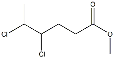 4,5-ジクロロカプロン酸メチル 化学構造式