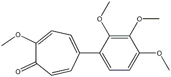 5-(2,3,4-Trimethoxyphenyl)-2-methoxy-2,4,6-cycloheptatriene-1-one