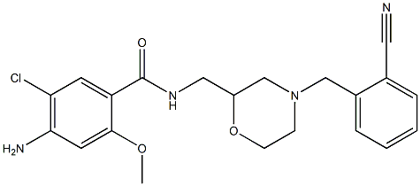 4-Amino-5-chloro-2-methoxy-N-[[4-(2-cyanobenzyl)-2-morpholinyl]methyl]benzamide